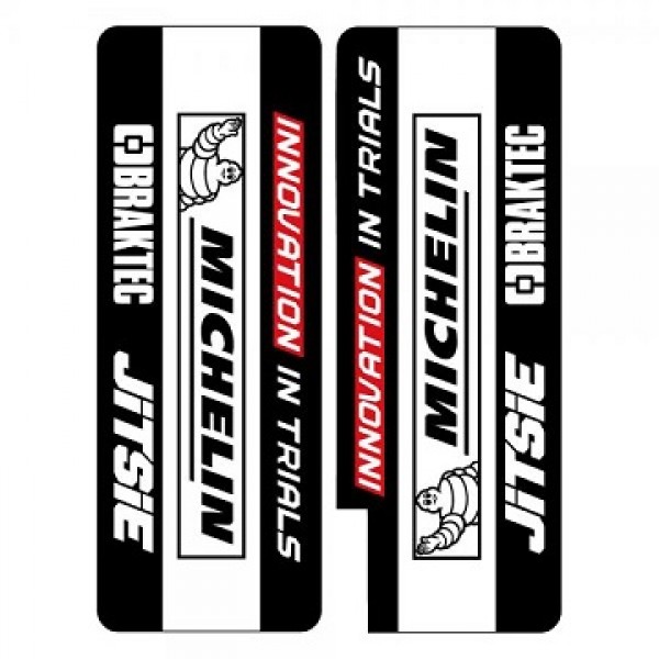 Adesivi Forcella JITSIE (Michelin White)